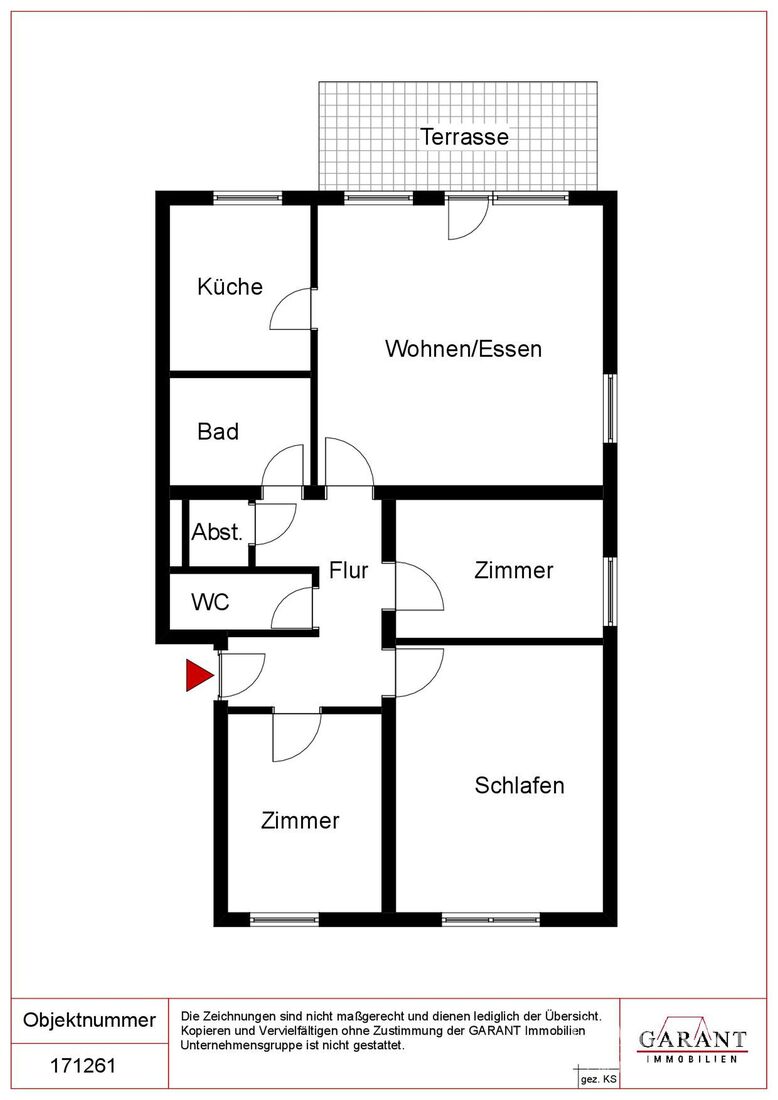 * Charmante 4 Zimmer-Wohnung mit Terrasse inkl. Garage * Sofort frei * Im schönsten Weinort * – Besigheim – Vorschaubild 11