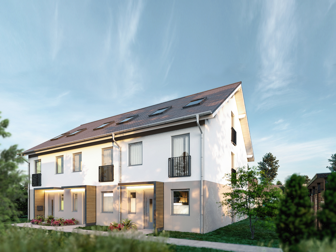 Reiheneckhaus (Neubau) in Augsburg im gehobenen Stadtteil Göggingen in ruhiger und grüner Lage – Augsburg – Vorschaubild 2