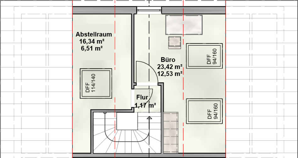 Reiheneckhaus (Neubau) in Augsburg im gehobenen Stadtteil Göggingen in ruhiger und grüner Lage – Augsburg – Vorschaubild 11