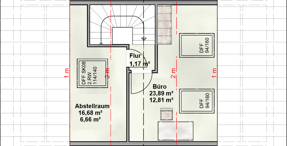 Neubau eines Reihenmittelhauses, ruhig und grün gelegen in Augsburg im schönen Stadtteil Göggingen – Augsburg – Vorschaubild 11