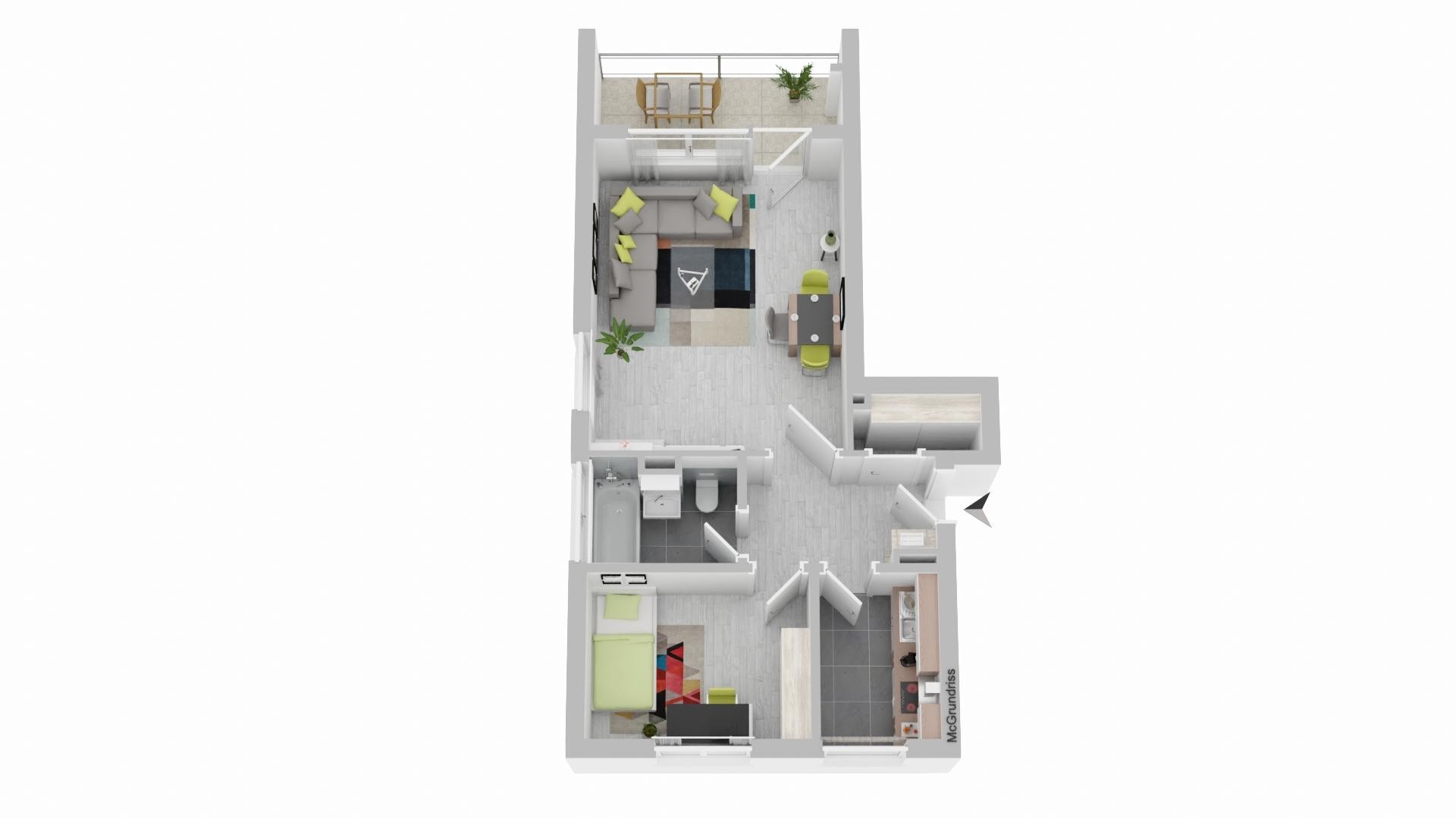 Einzugsbereit und Provisionsfrei * Sonnendurchflutete 2-Zi.-Whg. Stellplatz / sonnig. Balkon – Wiesbaden – Vorschaubild 10