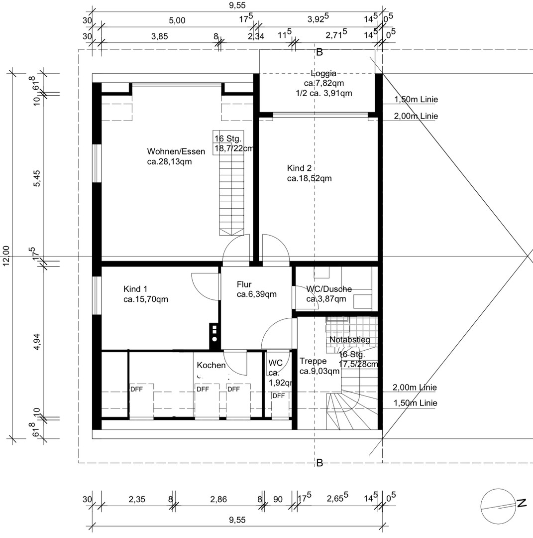 *** Helle 3 Zimmer Wohnung mit ruhiger Westterrasse in Bogenhausen Denning *** – München – Vorschaubild 9