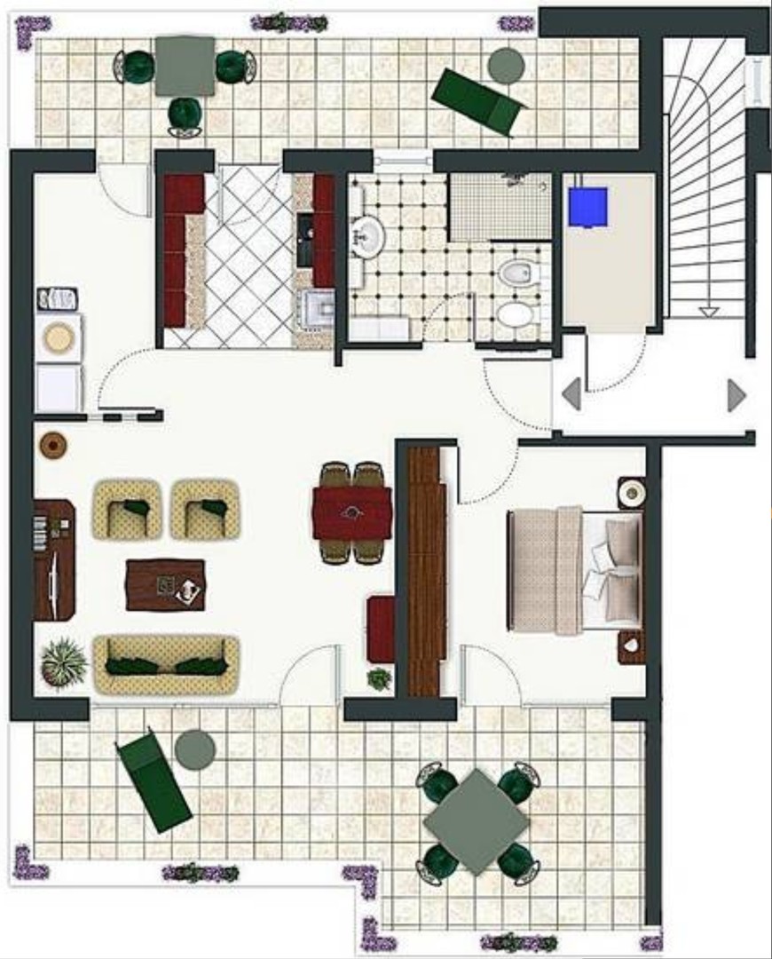 Energieeffizientes - 2 Zimmer - Penthouse mit Dachterrassen und Weitblick – Hildesheim – Vorschaubild 6