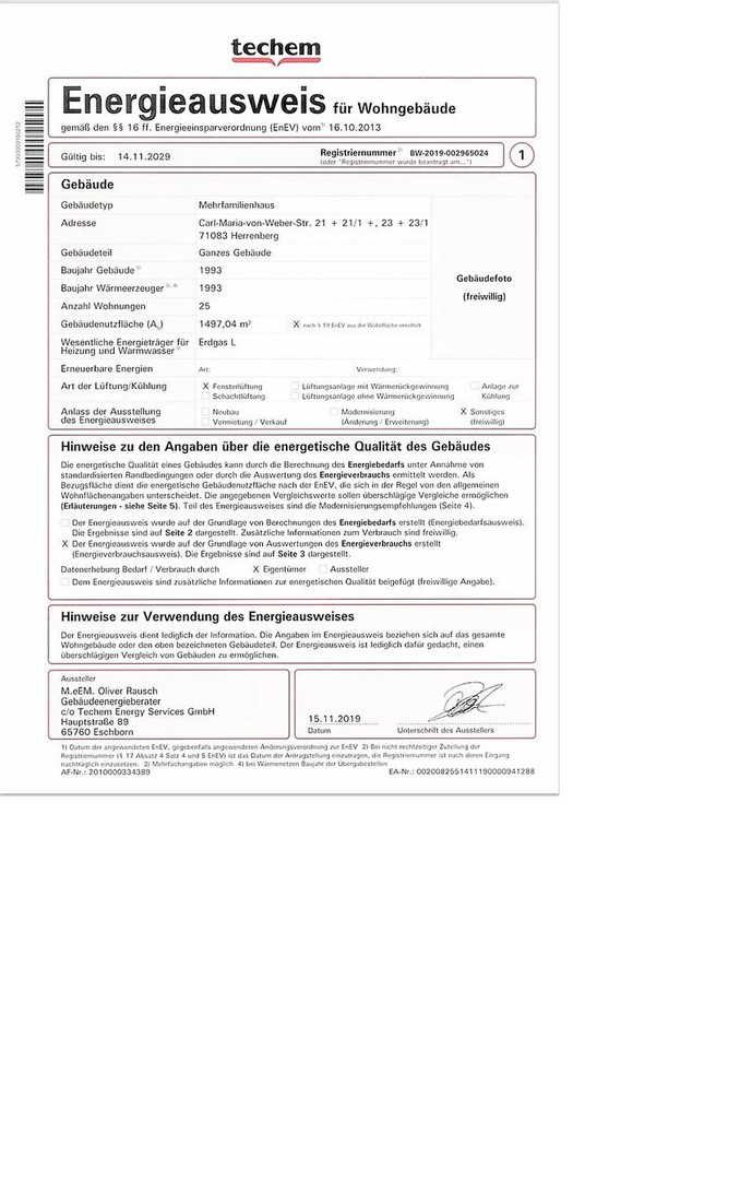 Provisionsfreie 3,5 Zimmer Wohnung – Herrenberg – Vorschaubild 12
