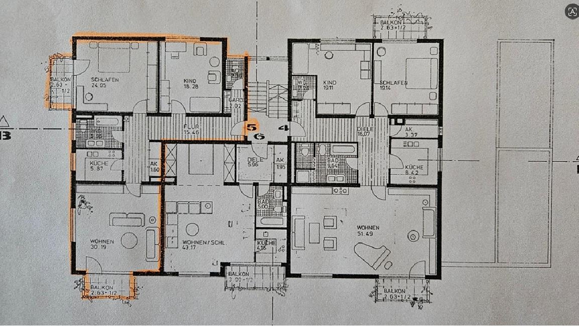 Sehr ruhige und sehr gut geschnittene 111 qm 3-Zimmer-Wohnung in Alt-Laim, wunderschöner Ausblick – München – Vorschaubild 28