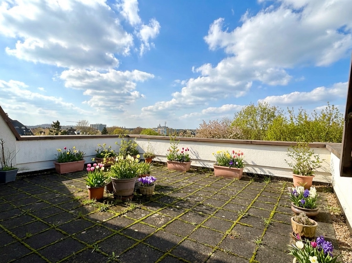 3-ZI.-WHG. MIT ANGRENZENDEM APARTMENT, DACHTERASSE UND 2 PKW-STELLPLÄTZEN IN CITYNÄHE ZU KAUFEN!! – Krefeld – Vorschaubild 2