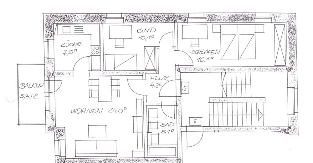 3-Raumwohnung in Dresden-Cotta mit Balkon und Garage! Leerstehend! – Dresden – Vorschaubild 12
