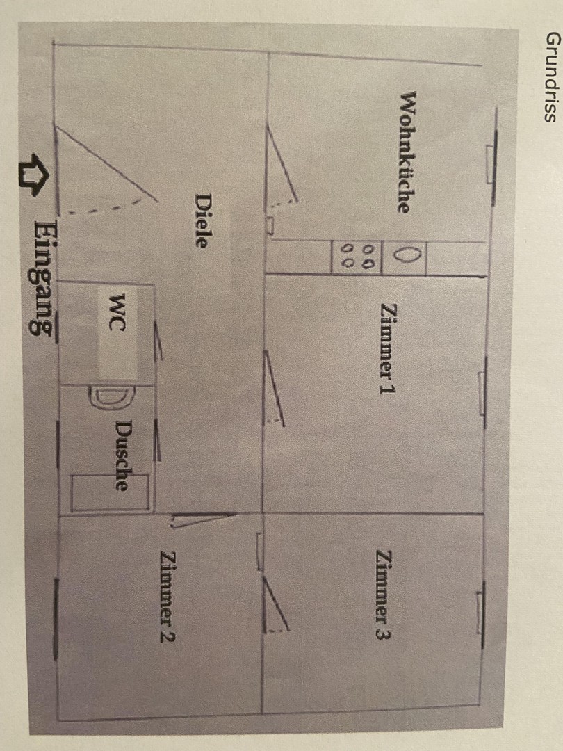 Helle 3-Zimmer-Wohnung in D-Lörick