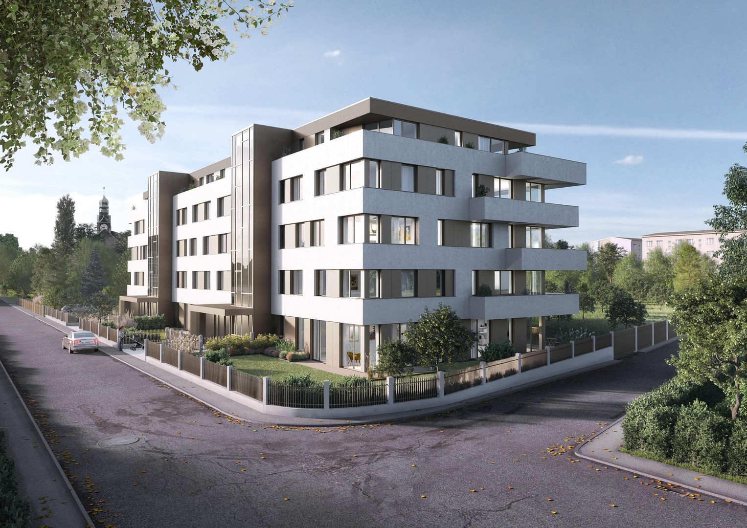 Hochwertige Wohnungen mit Terrassen & Balkonen in sehr ruhiger und grüner Wohnlage – Leipzig – Vorschaubild 2