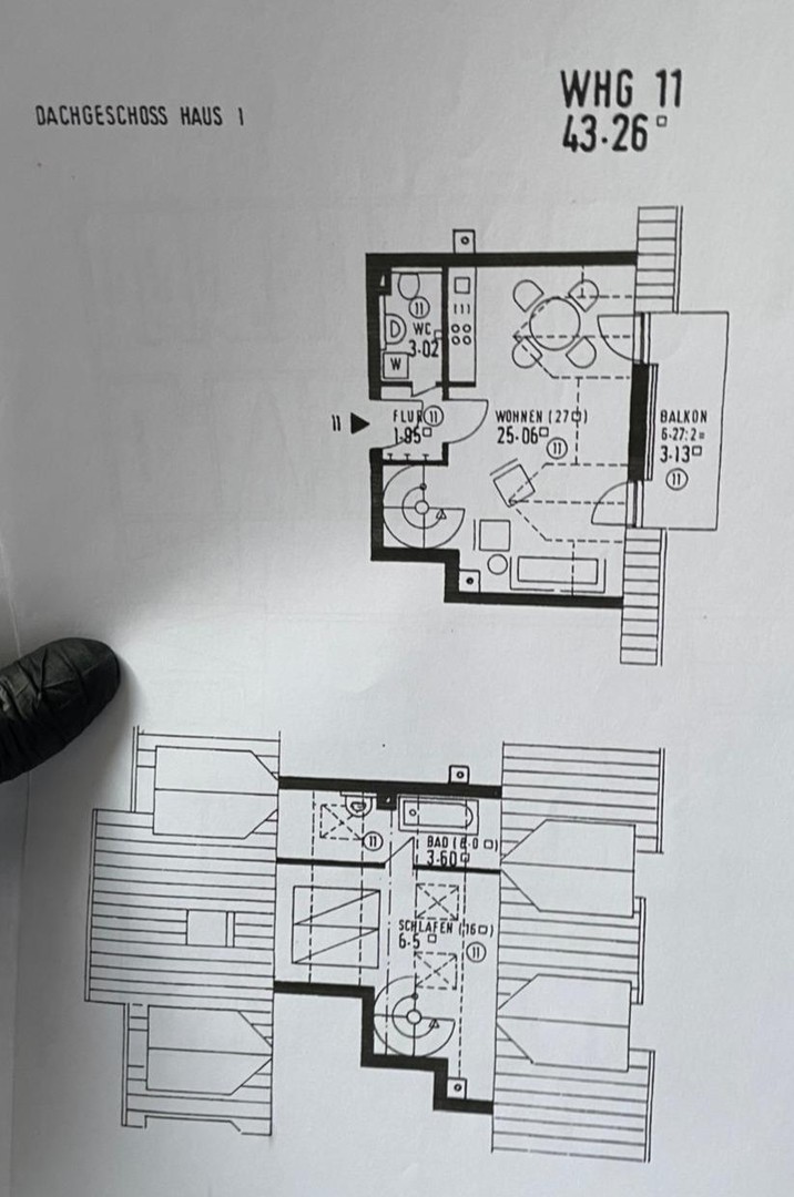 Stadtnahe lichtdurchflutete Maisonettewohnung mit Südbalkon am Waldrand – Stadtbergen – Vorschaubild 12