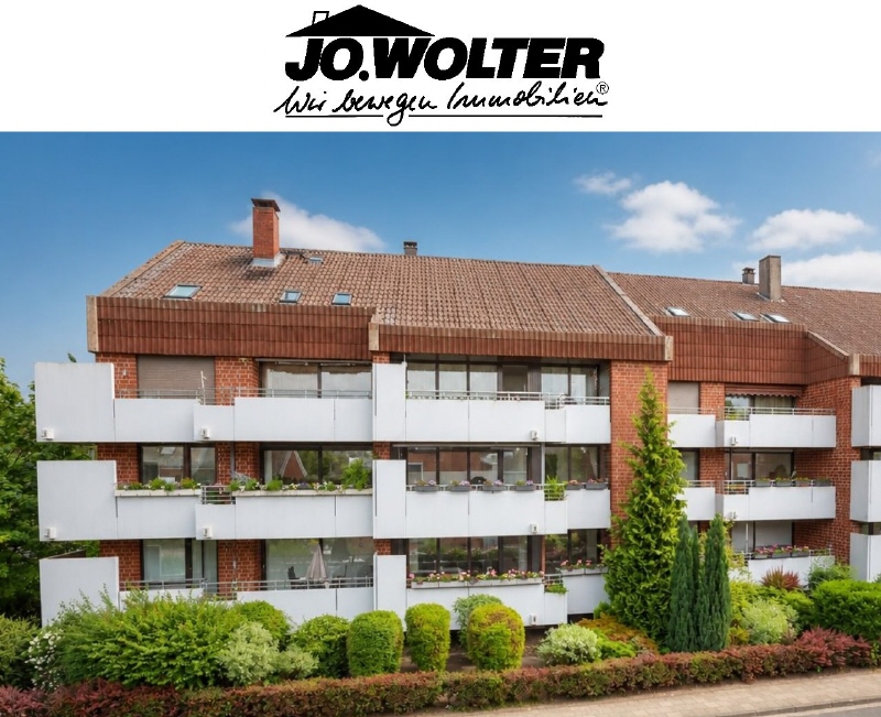 Nahe Naturschutzgebiet Buchhorst! 2-Zimmer-Wohnung mit 2 Balkonen