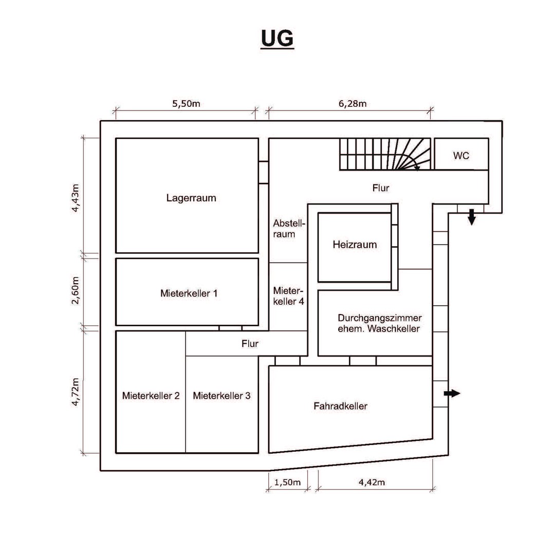 Freistehendes MFH in Saarbrücken-Dudweiler - 461m², ca. 7% Rendite, nahe der Uni – Provisionsfrei! – Saarbrücken – Vorschaubild 44