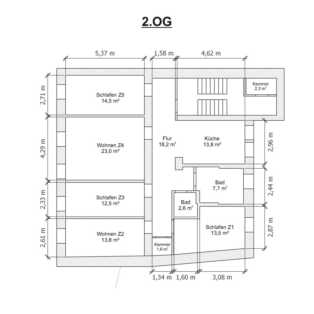 Freistehendes MFH in Saarbrücken-Dudweiler - 461m², ca. 7% Rendite, nahe der Uni – Provisionsfrei! – Saarbrücken – Vorschaubild 47