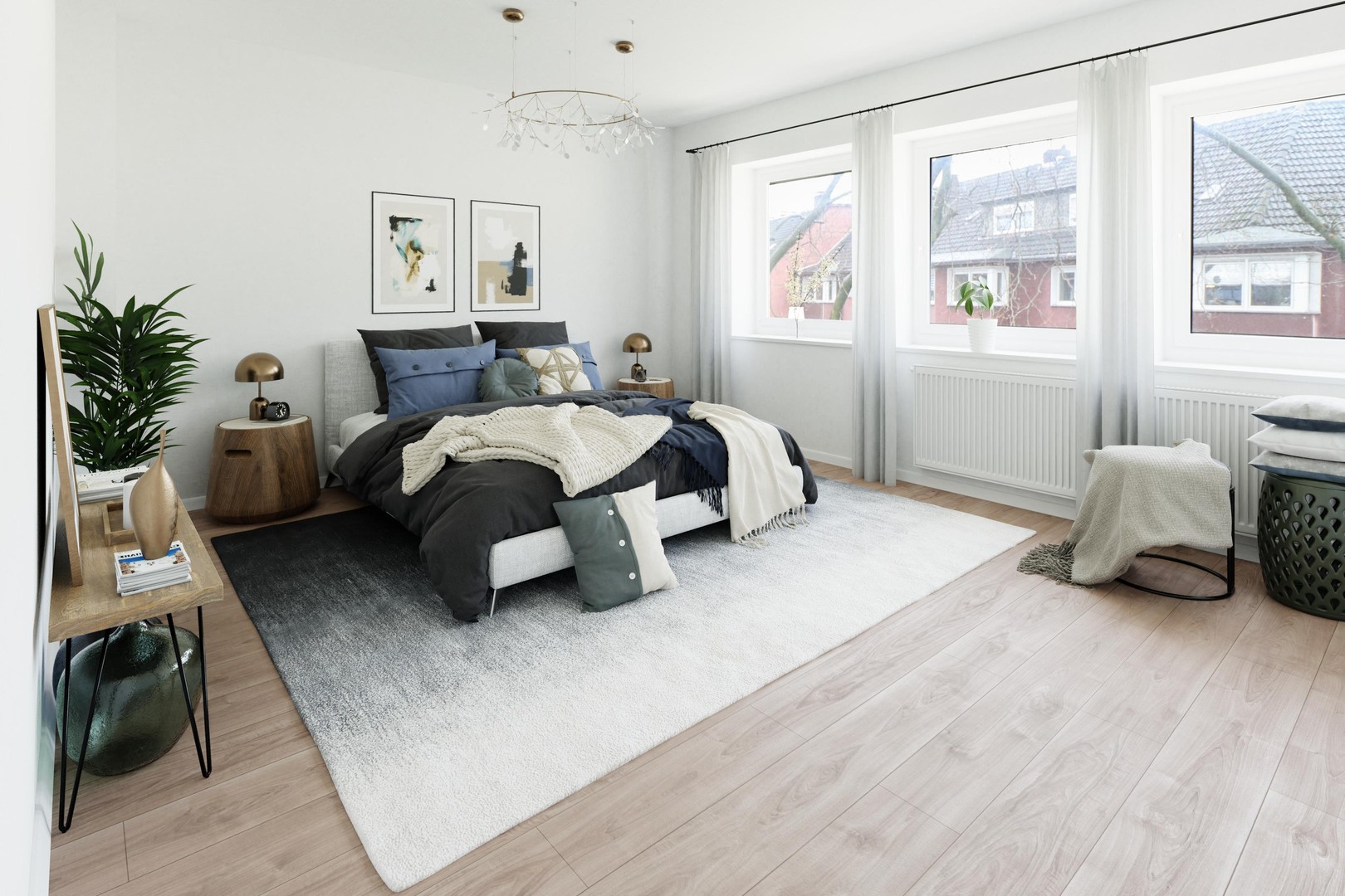 3-Zimmer-Wohnung mit großem Balkon – Gelsenkirchen – Vorschaubild 2