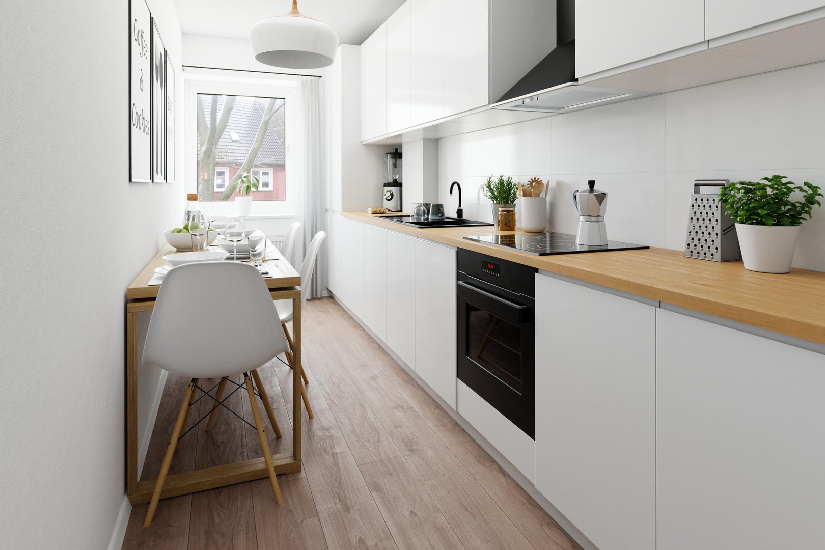 3-Zimmer-Wohnung mit großem Balkon – Gelsenkirchen – Vorschaubild 4