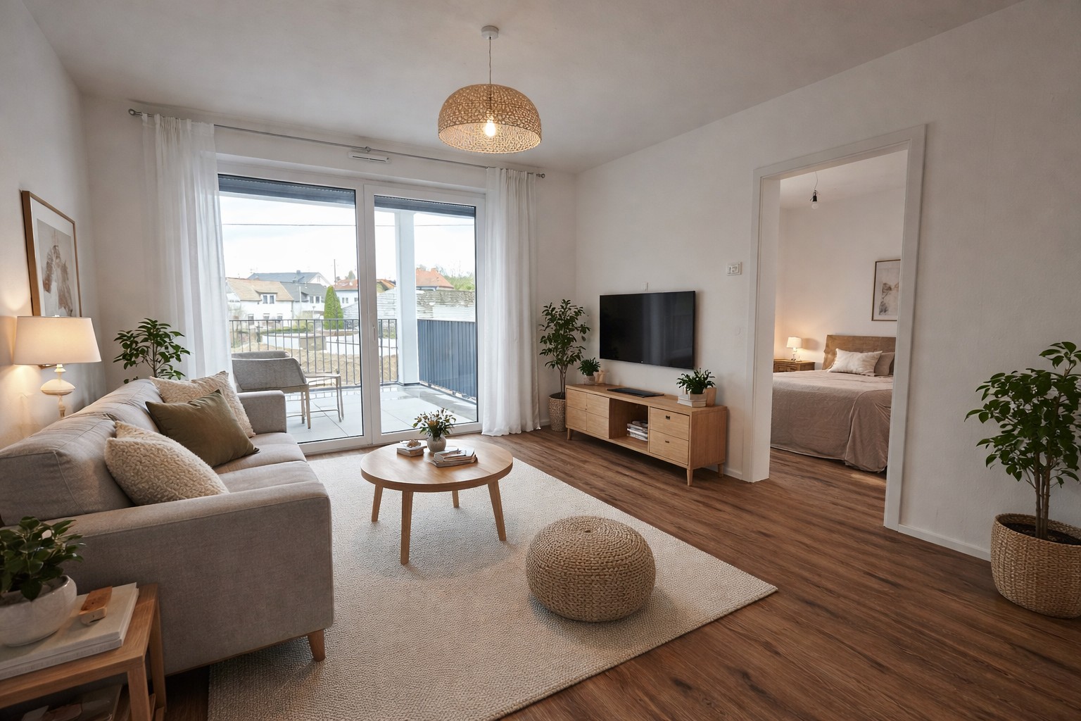 Moderne 2-ZKB mit Balkon, hochwertiger Ausstattung und lichtdurchflutetem Wohnambiente. – St. Wendel – Vorschaubild 3