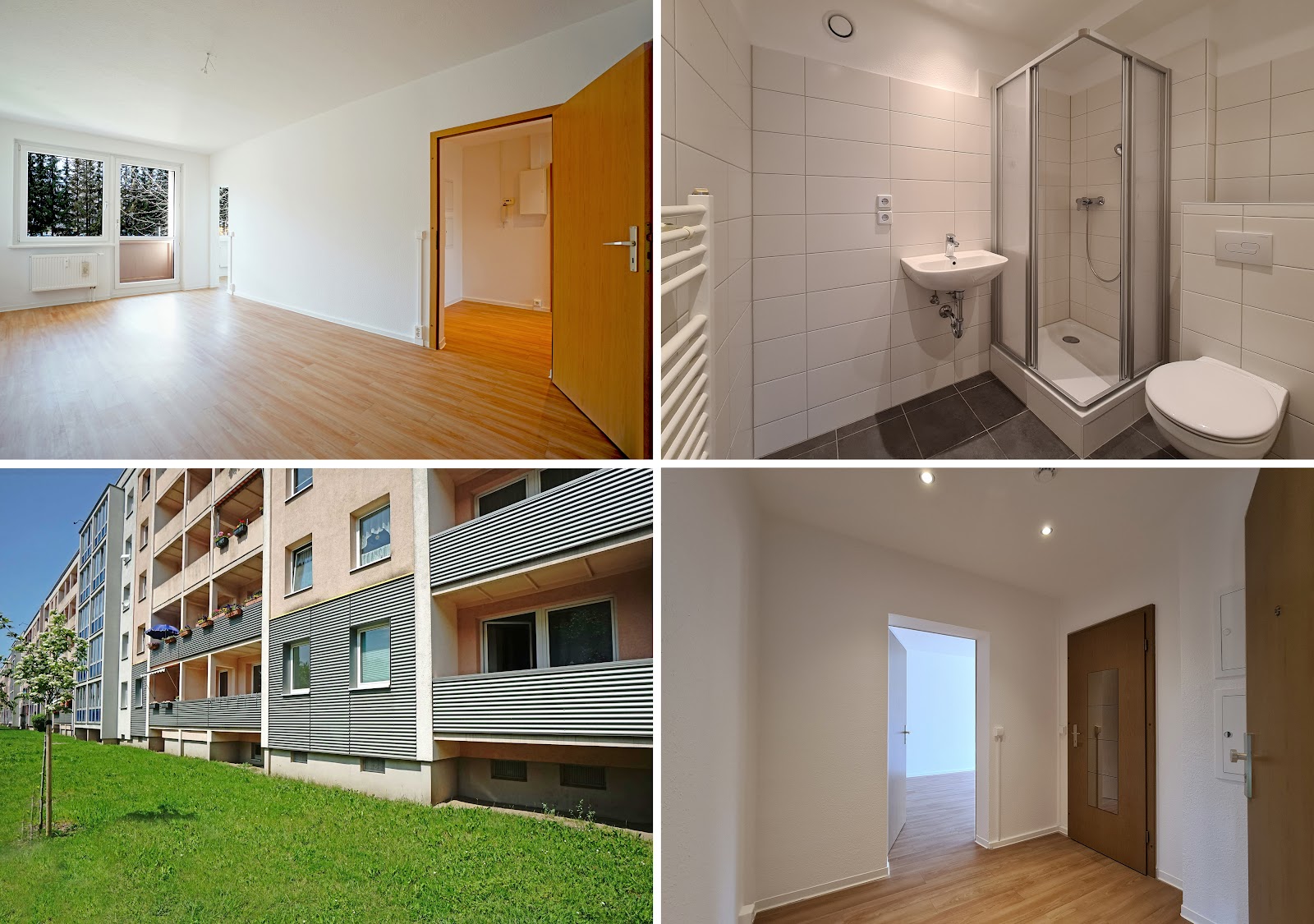 Komfortabel wohnen: Modernes Duschbad, Balkon und Stellplatz – sofort verfügbar!! – Freiberg – Bild 1 von 9