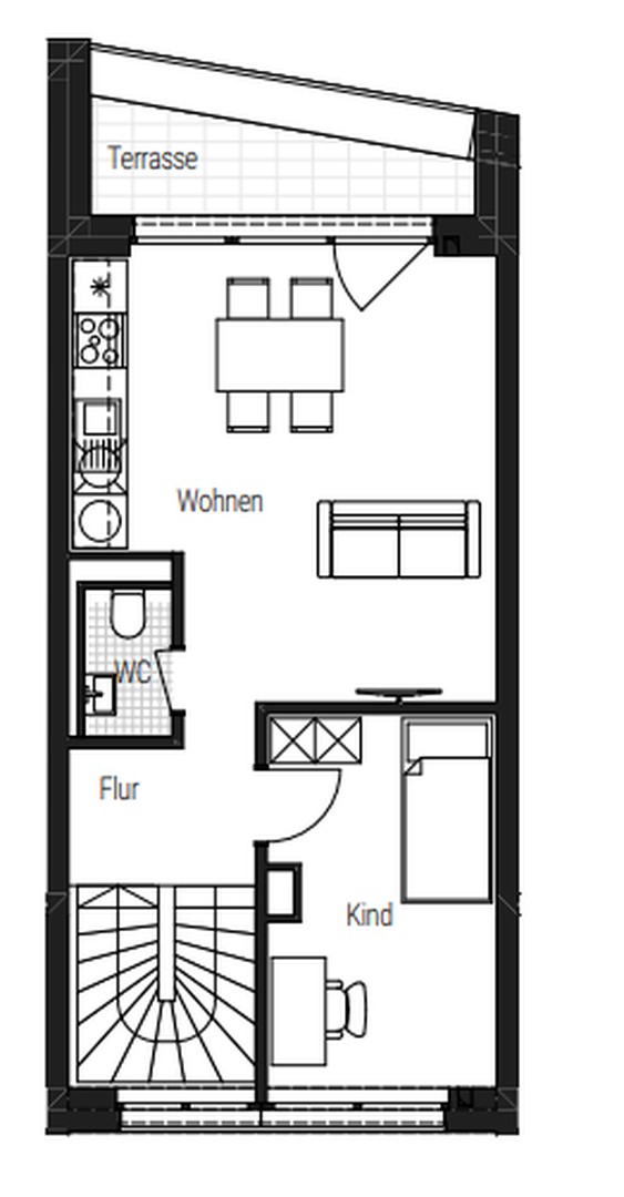 Charmante vollmöblierte 3-Zimmer-Neubauwohnung im 5/6. OG WE 105 – Nürnberg – Vorschaubild 21