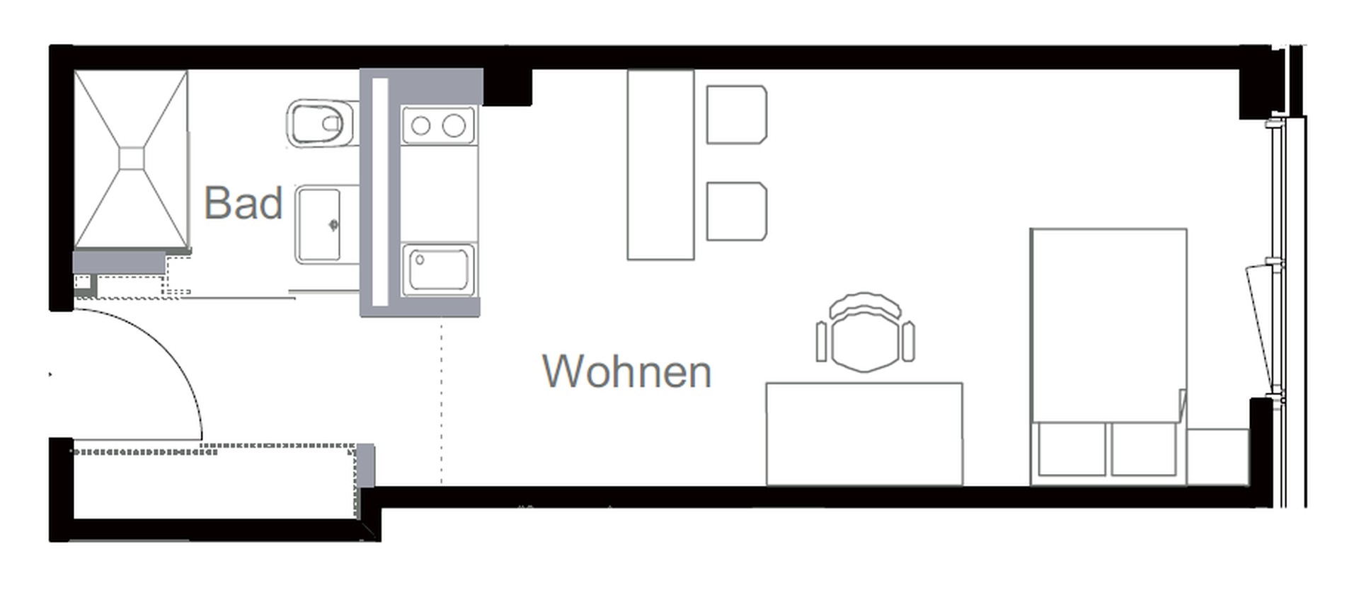 Großes Apartment, Möbiliert, im Zentrum Münchens ab 01.08.26 zu vermieten – München – Vorschaubild 18