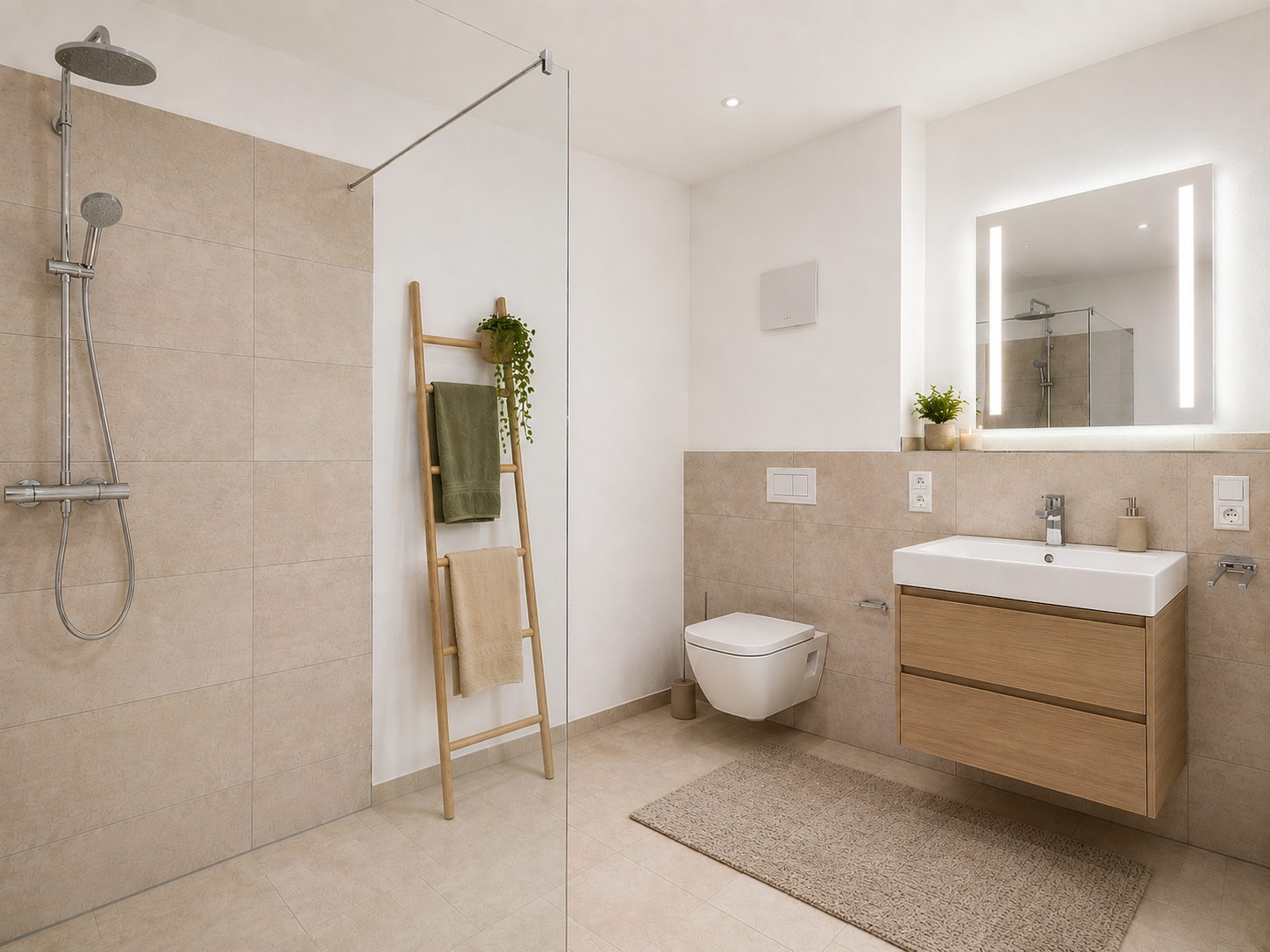 Moderne 4-Zimmer-Wohnung im KfW40-QnG-Standard mit Loggia in Osnabrück-Eversburg – Osnabrück / Eversburg – Vorschaubild 11