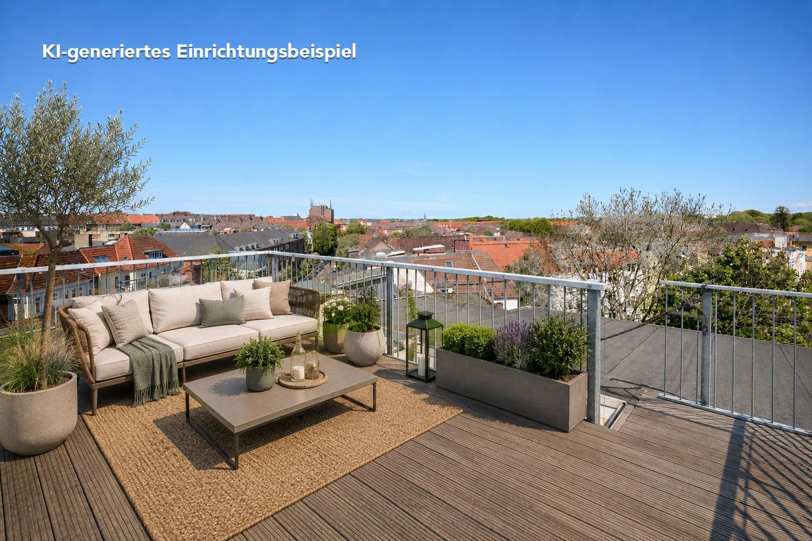 Altbau-Dachgeschosswohnung mit privater Dachterrasse am Adolfplatz — 127m², provisionsfrei – Kiel – Vorschaubild 4