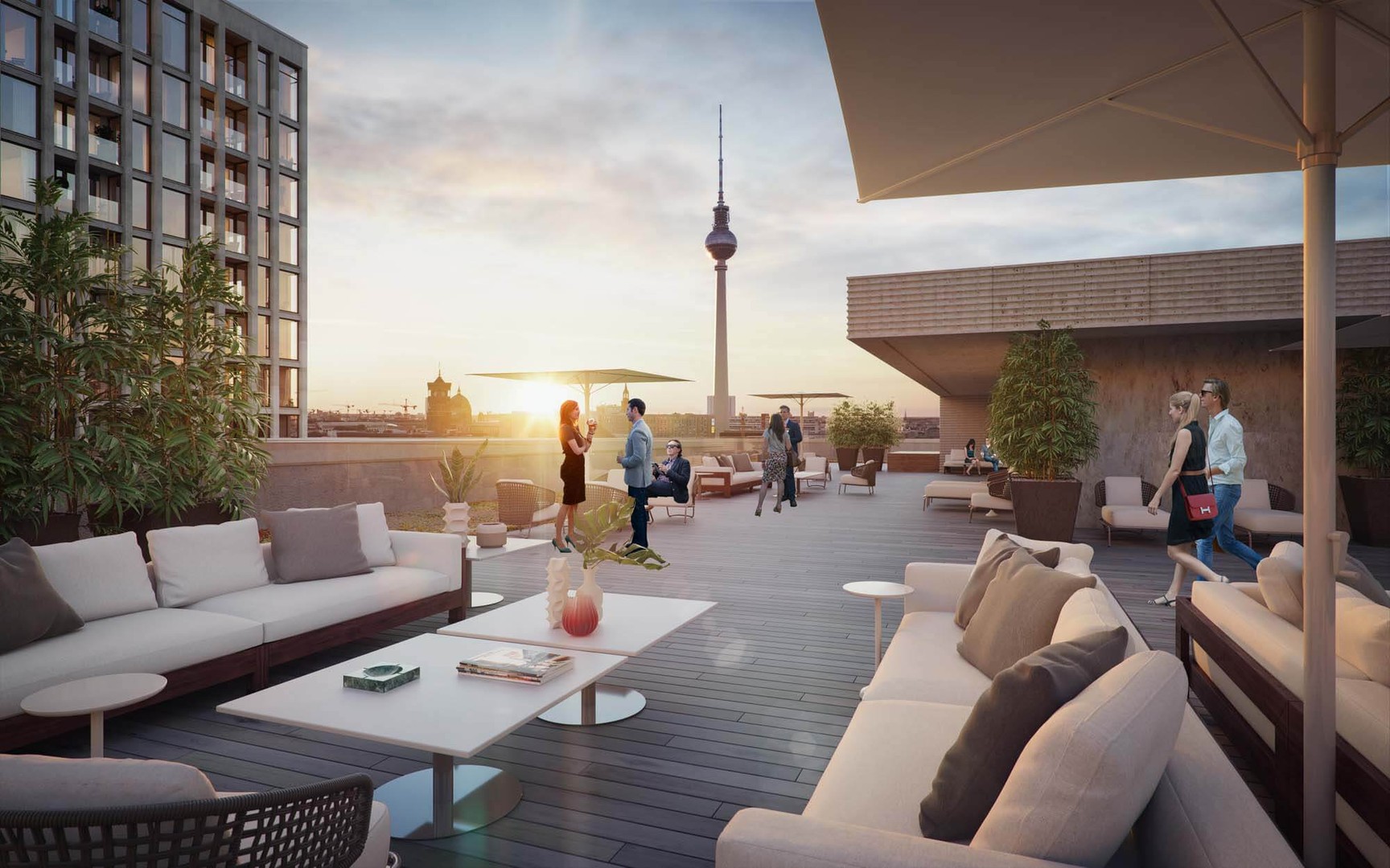 Grandaire Berlin, komplett eingerichtet mit Designermöbeln von Boconcept – Berlin Mitte – Vorschaubild 3