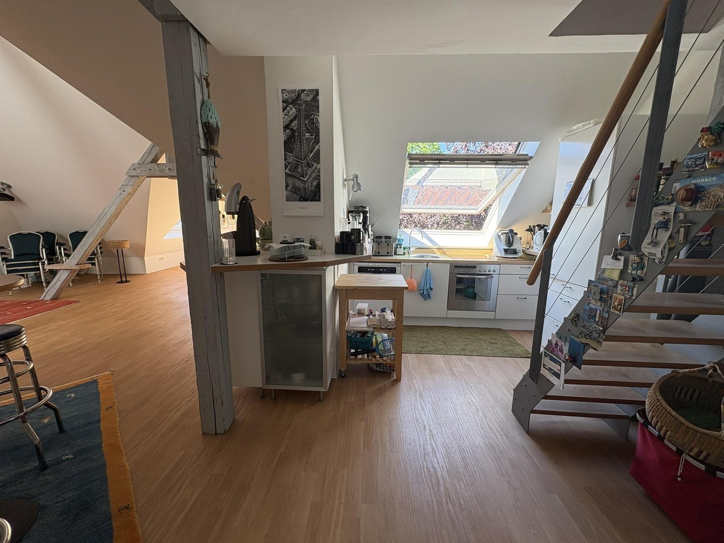 Außergewöhnliche DG-/Maisonettewohnung im Zooviertel – Großzügiges Wohnen, Blick in die Eilenriede