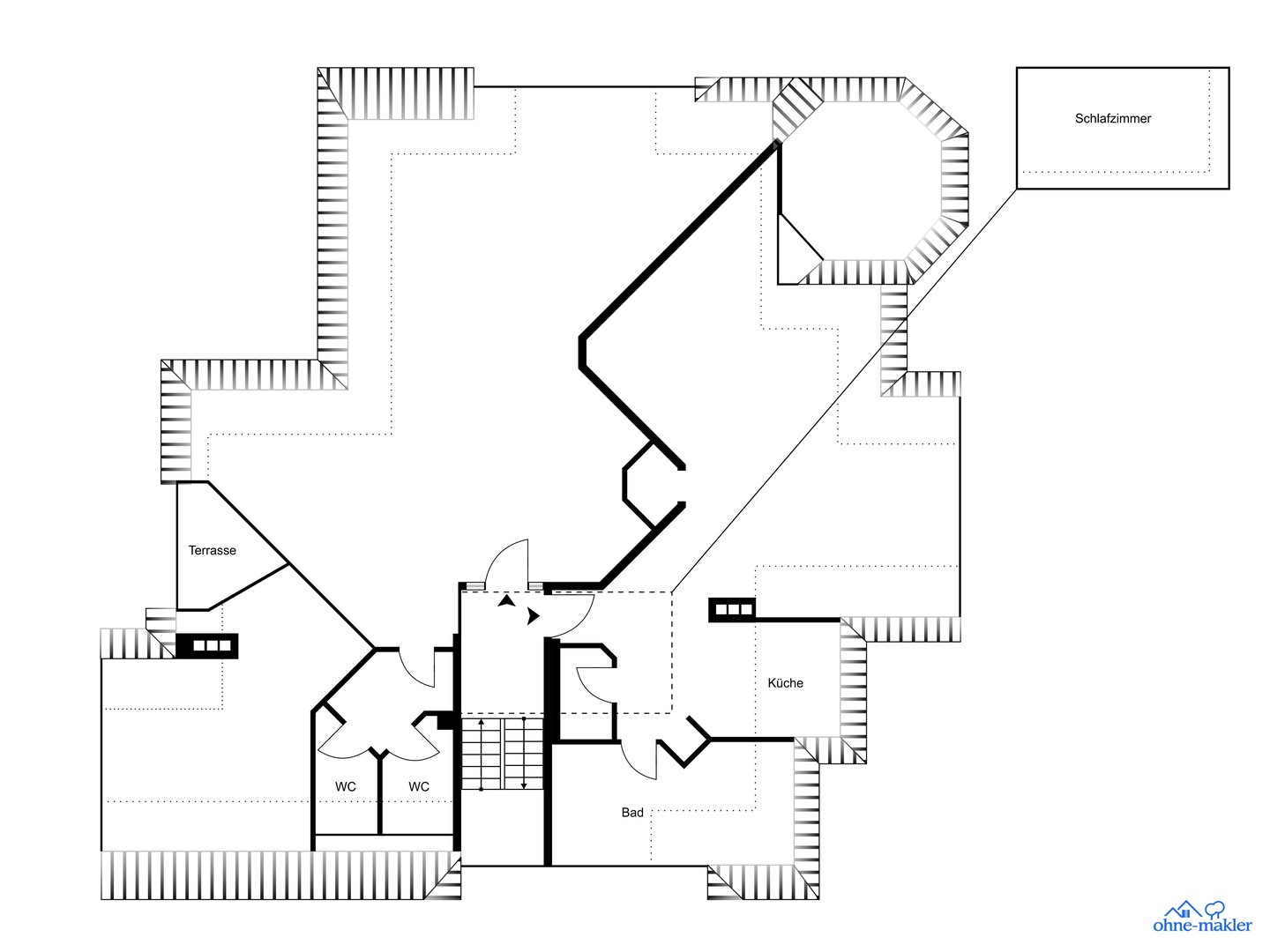 Außergewöhnliche DG-/Maisonettewohnung im Zooviertel – Großzügiges Wohnen, Blick in die Eilenriede – Hannover – Vorschaubild 34