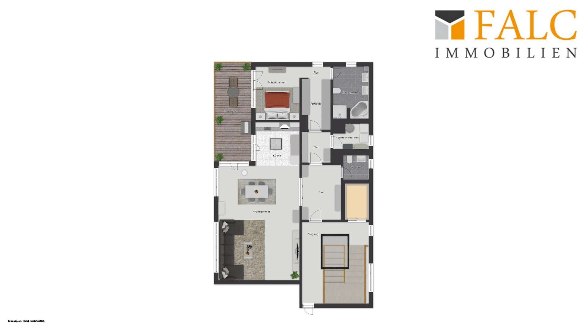 Wohnen über den Dächern Düsseldorfs – 124 m² Wohnkomfort mit Dachterrasse – Düsseldorf – Vorschaubild 10
