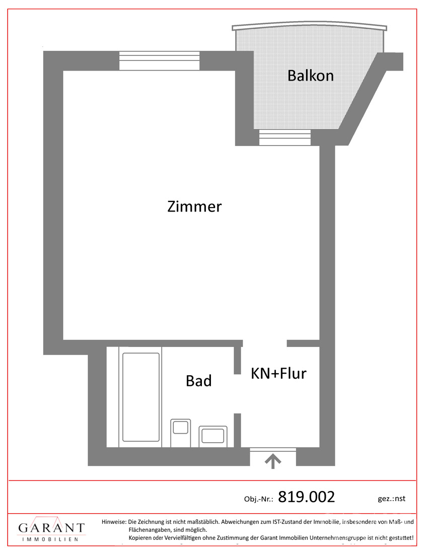 Kompaktes Apartment mit Balkon - in gefragter Lage von München-Steinhausen – München – Vorschaubild 9