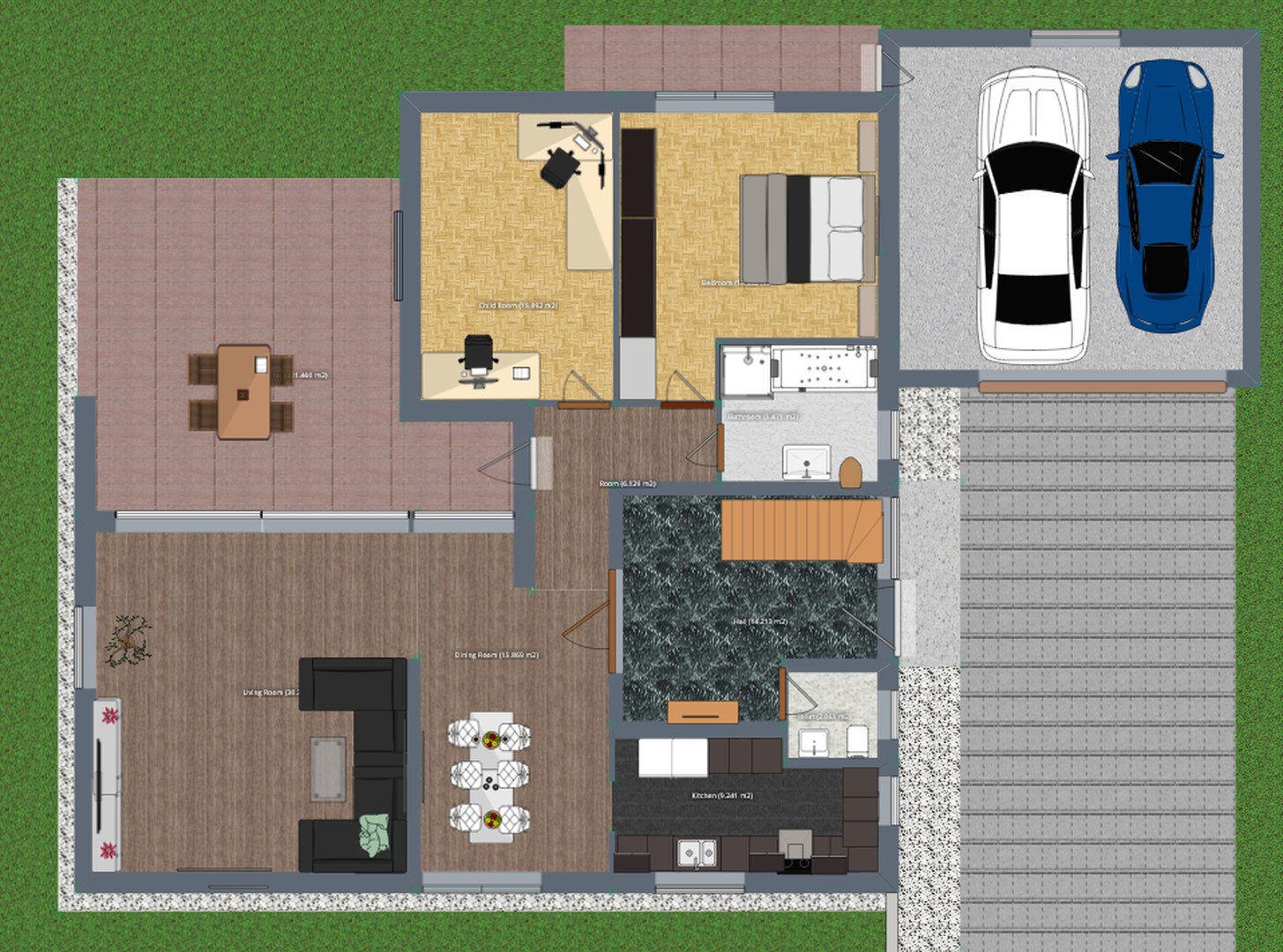 Haus mit Einliegerwohnung und Baugrundstück in Sackgasse – Osnabrück – Vorschaubild 10