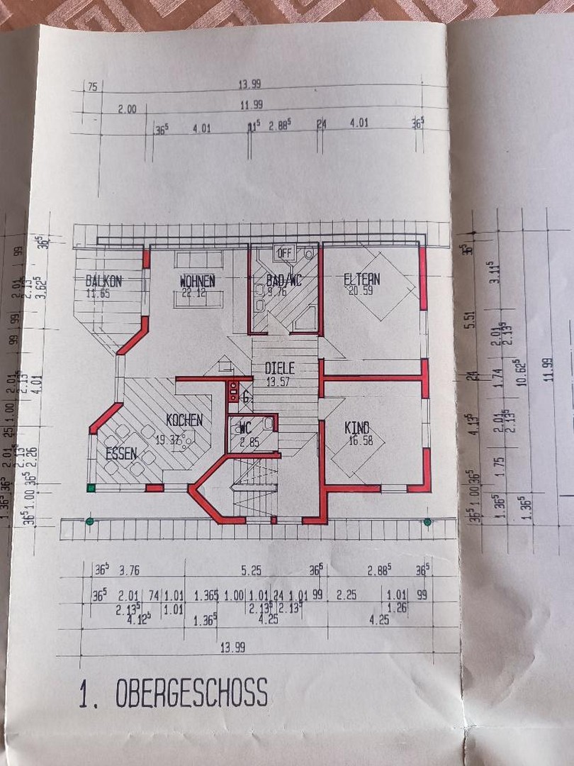 gepflegte 4-Zimmer-Wohnung in Ortsrandlage – Einhausen – Vorschaubild 9