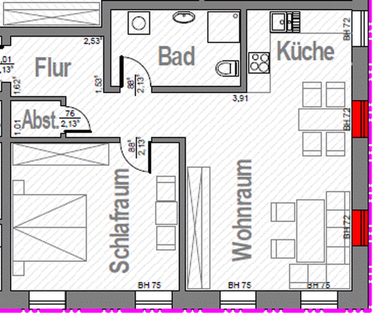 2 Raum Wohnung in Sagard- Rügen – Sagard – Vorschaubild 10