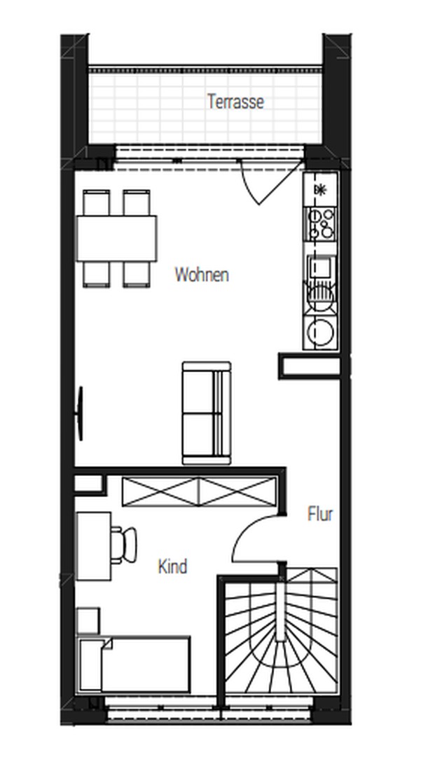 Charmante vollmöblierte 3-Zimmer-Neubauwohnung im 5/6. OG WE 108 – Nürnberg – Vorschaubild 21