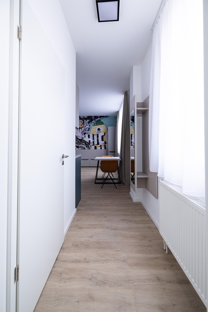 Charmante vollmöblierte 1-Zimmer-Neubauwohnung im 4. OG WE 85 – Nürnberg – Bild 1 von 21