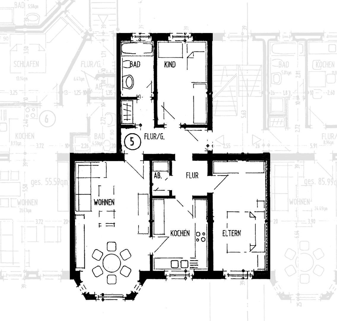 Großzügige, frisch renovierte 3‑Zimmer‑Wohnung mit EBK in Magdeburg – Magdeburg – Vorschaubild 7