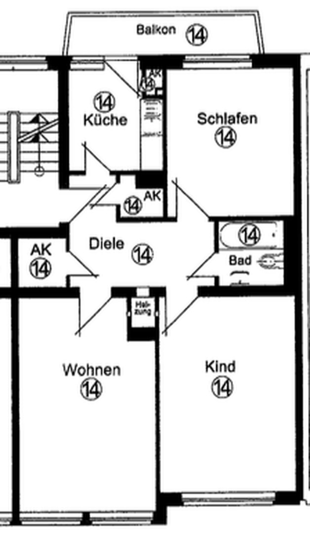 Kapitalanlage Holthausen: vermietete 3-Zi.-Wohnung, Faktor 22,7 von privat – Düsseldorf – Vorschaubild 33