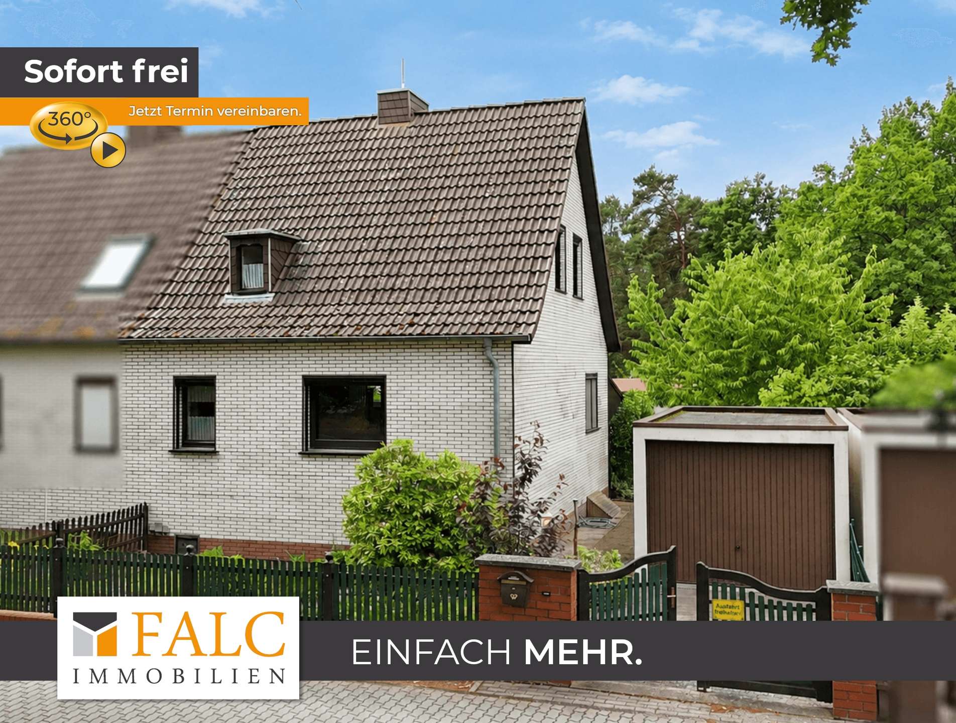 Charmante Doppelhaushälfte mit direktem Seeblick - FALC Immobilien – Bestensee – Bild 1 von 24