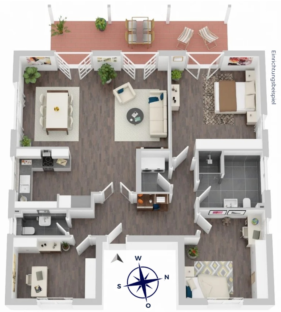 Komfortable 4-Zimmer-Wohnung – Hamburg – Vorschaubild 8