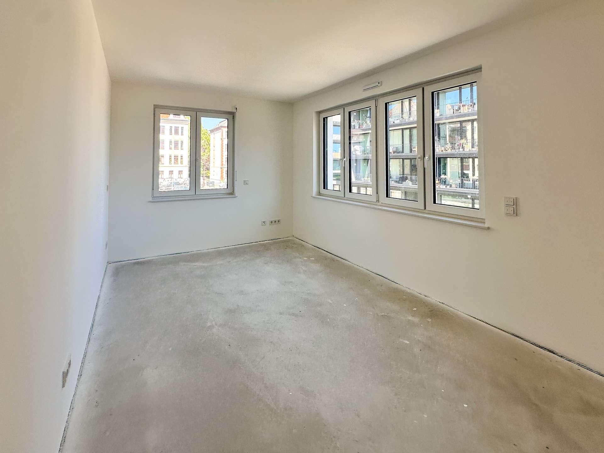 Erstbezug in 2. Reihe | Lift | Tageslichtbad | Balkon | TG-Stellplatz mgl. – Leipzig – Vorschaubild 6