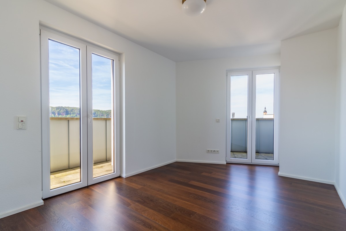 Blick über die Stadt- Altersgerechte helle Penthousewohnung an der Fußgängerzone – Trier – Vorschaubild 16
