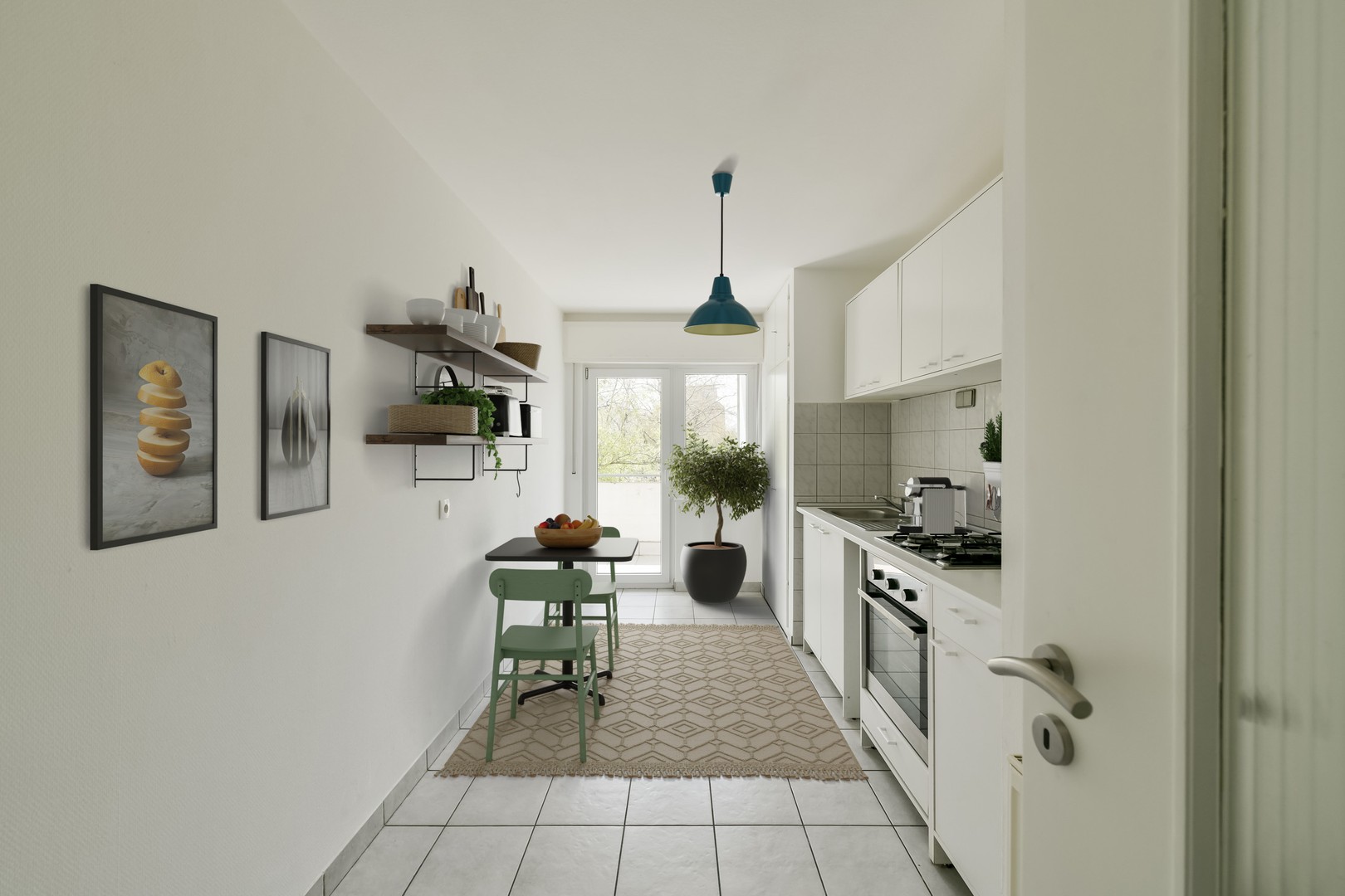 Attraktive, schöne und helle 3-Zimmer-Wohnung mit Balkon – Karlsruhe – Vorschaubild 5
