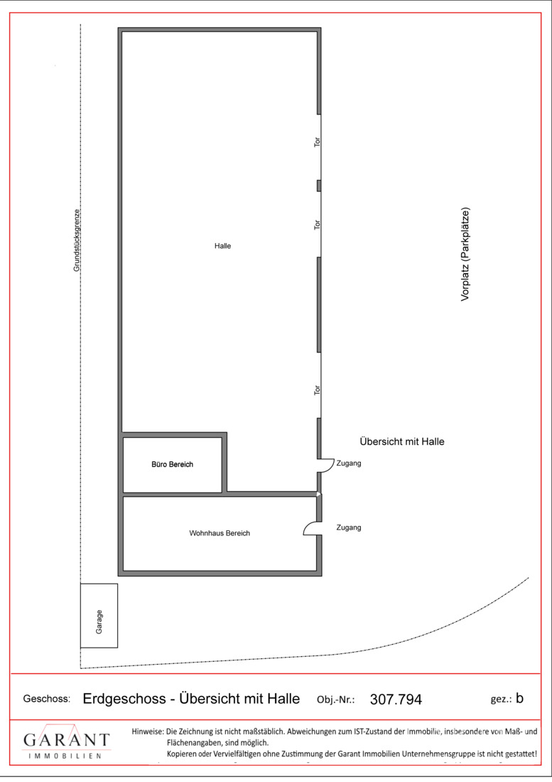Wohnhaus mit Büro, Werk-/Lagerhalle und Baugrund mit Entwicklungspotenzial! – Biberbach – Vorschaubild 10