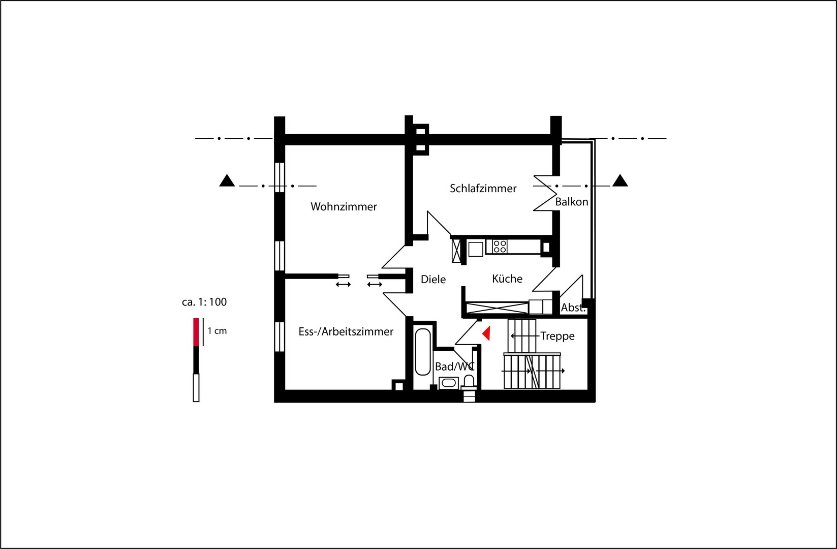 Charmante Altbauwohnung mit Balkon und Garten Nähe Kurpark Stuttgart Bad Cannstatt – Stuttgart – Vorschaubild 37