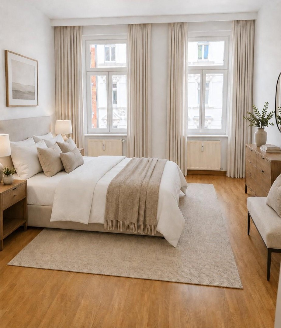 Bezugsfreier Gründerzeit-Altbau mit neuen Holzfenstern und saniertem Treppenhaus von 2025 – Leipzig – Vorschaubild 3