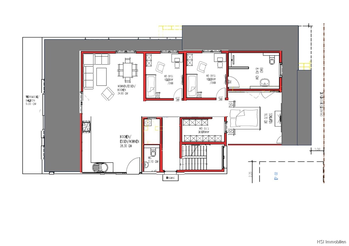 NEUBAU 5-Familienhaus WEG geteilt - povisionsfrei – Vechelde / Bettmar – Vorschaubild 4