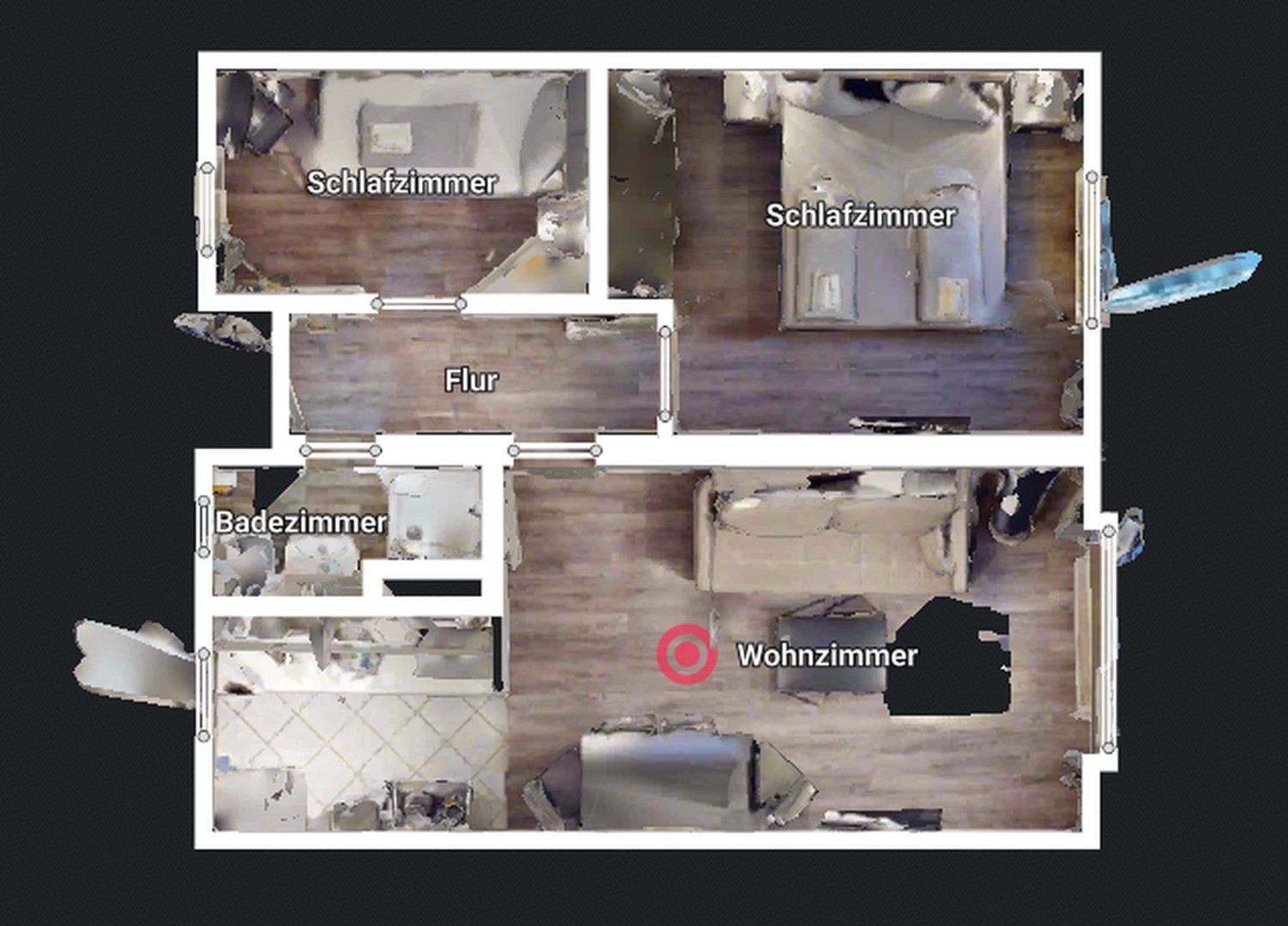 Voll möbliertes 2 1/2 Zimmer Apartment mit Balkon und High-Speed-Internet – Hannover – Vorschaubild 11