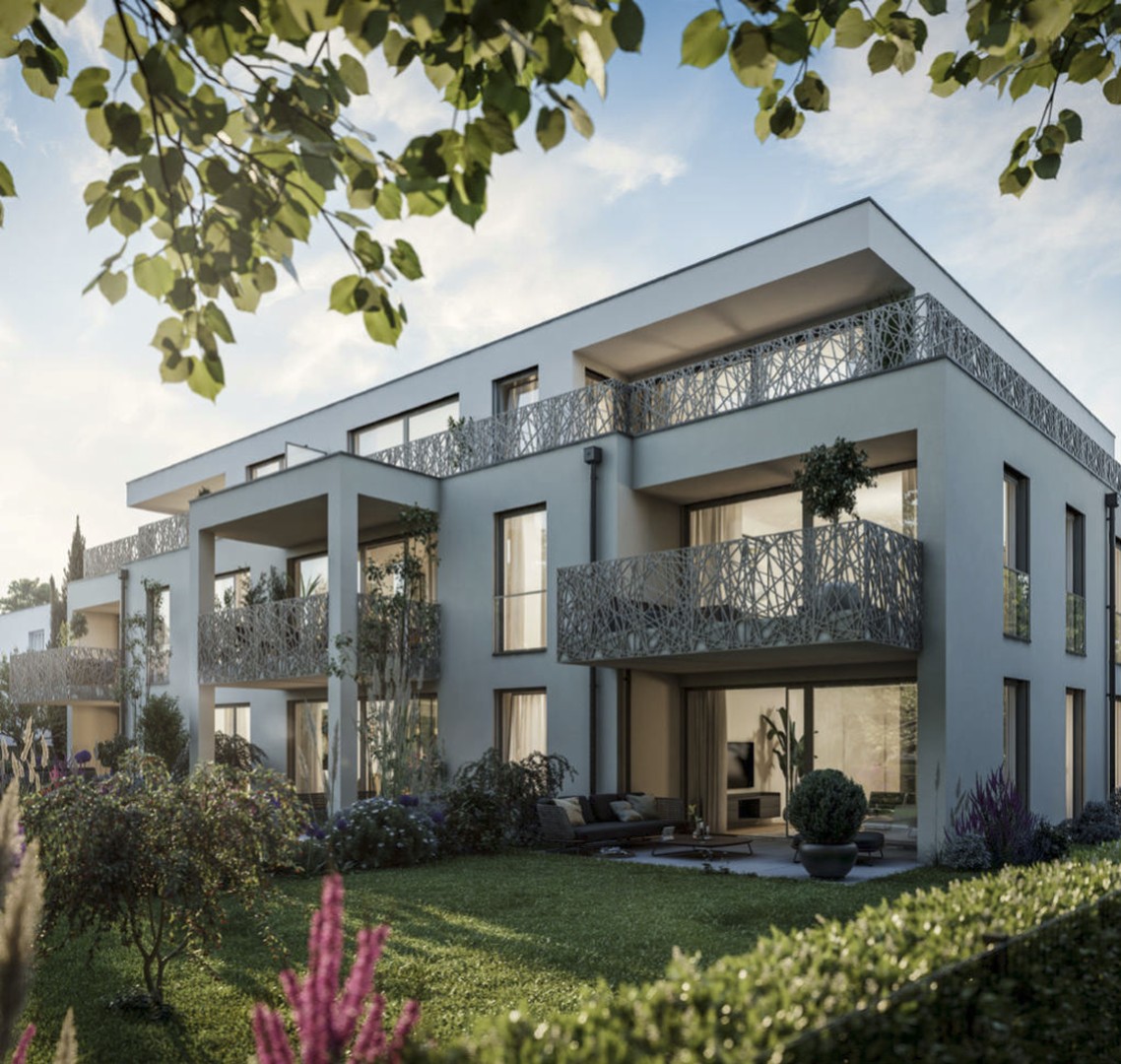 Erstbezug 2026: Helle 2-Zi.-Wohnung in ruhiger Villenlage – Balkon ins Grüne, hohe Decken, TG – München – Vorschaubild 2