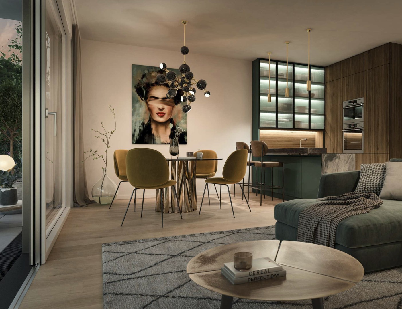 Erstbezug 2026: Helle 2-Zi.-Wohnung in ruhiger Villenlage – Balkon ins Grüne, hohe Decken, TG – München – Vorschaubild 3