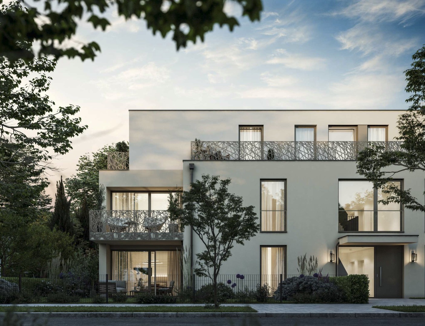 Erstbezug 2026: Helle 2-Zi.-Wohnung in ruhiger Villenlage – Balkon ins Grüne, hohe Decken, TG – München – Vorschaubild 5